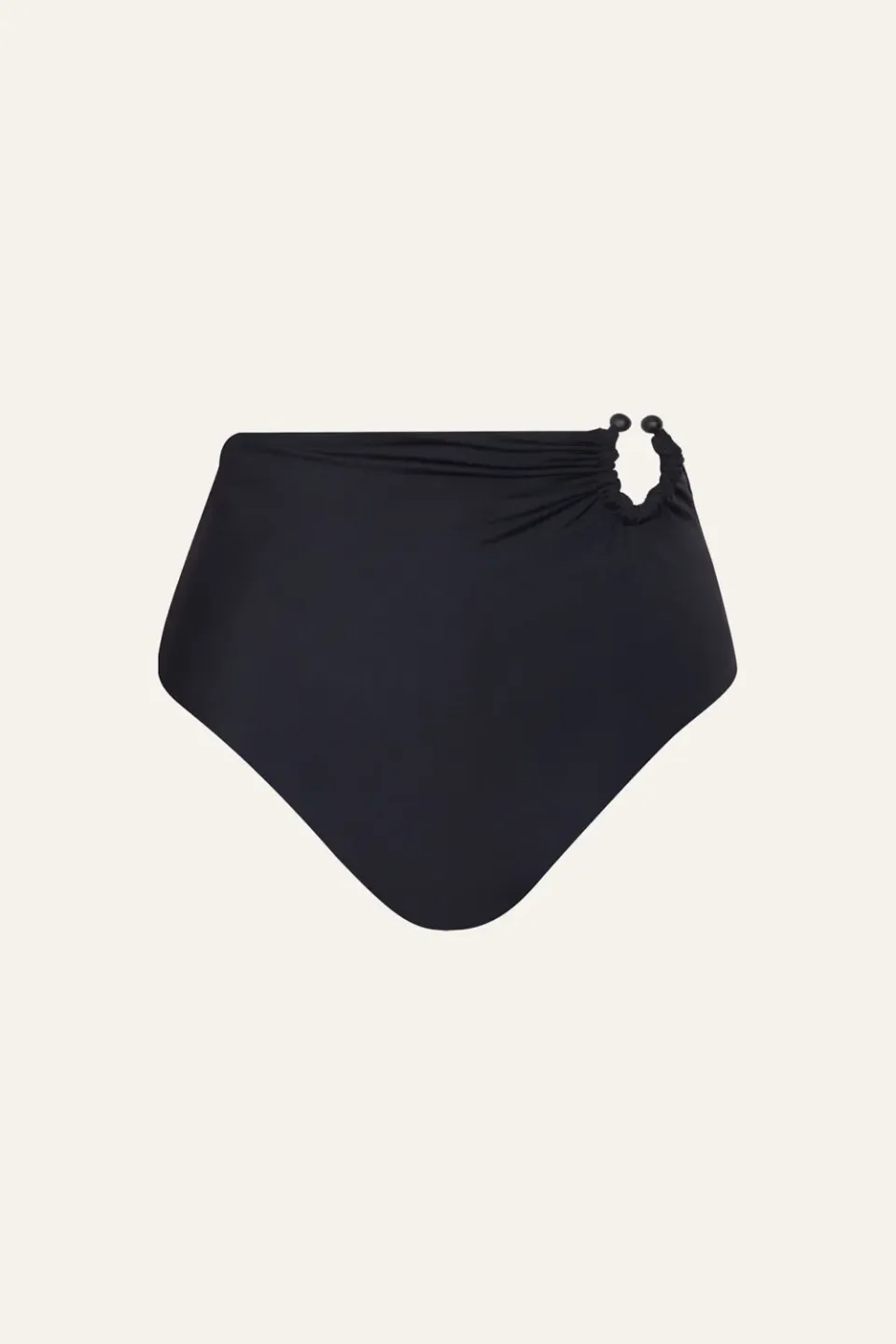 Johanna Ortiz Marinera slip bikini nero laccetti neri