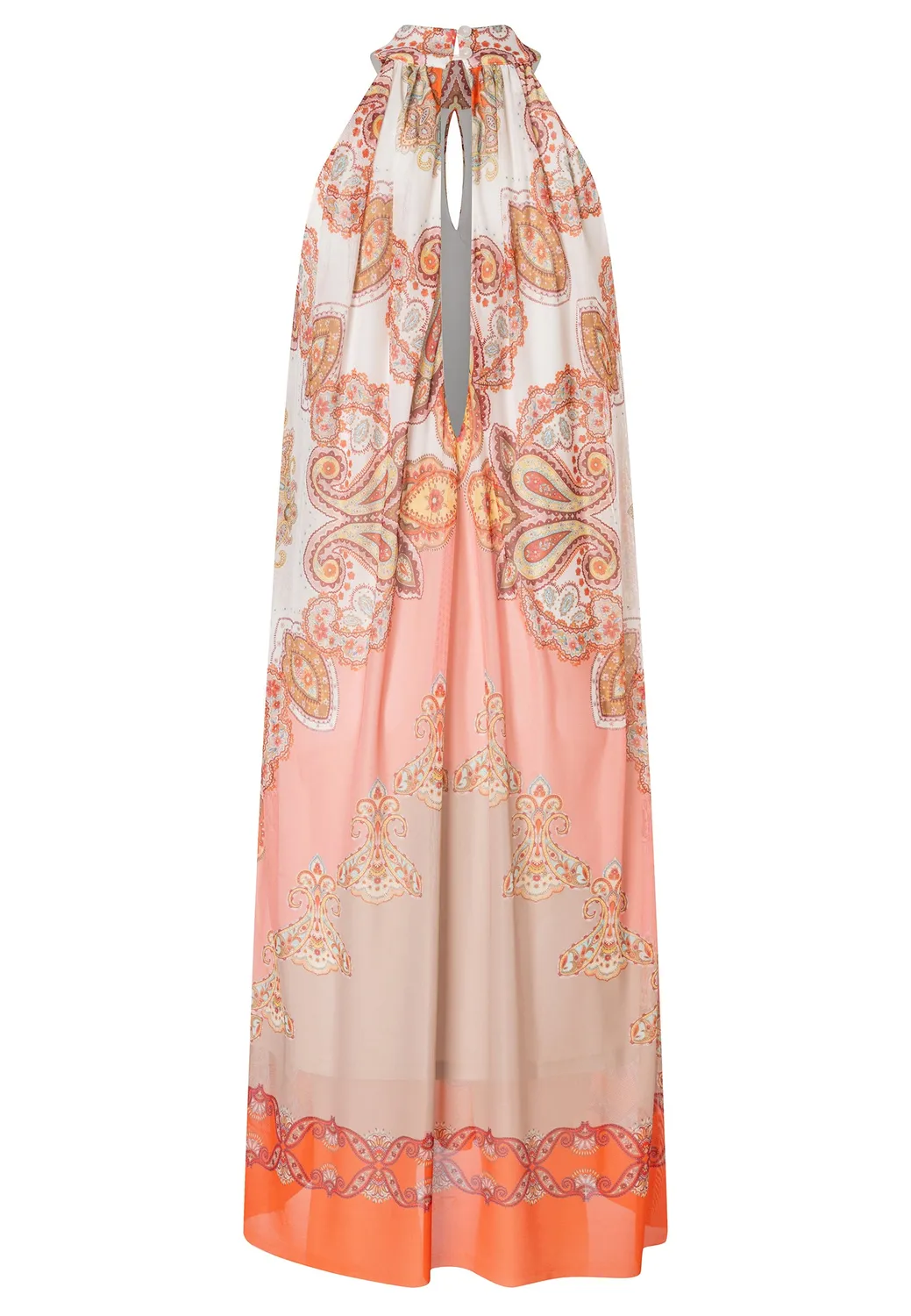 Ana Alcazar Dorexa abito halterneck fantasia paisley
