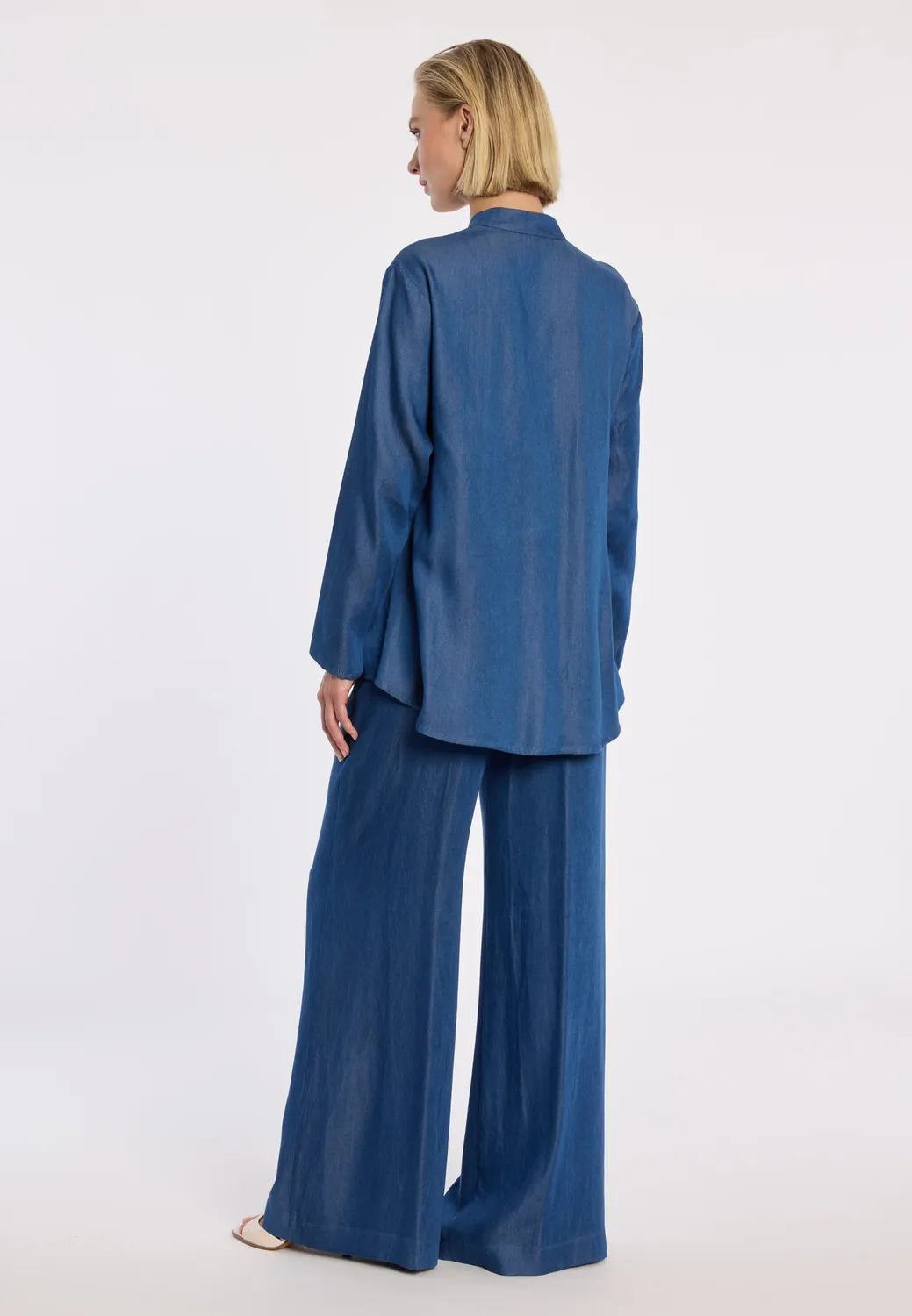 Ana Alcazar Douta camicia kimono denim estiva