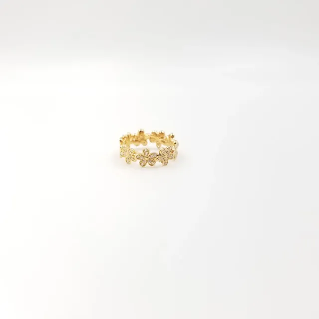 Our Dve Danielle Ring anello zirconi oro 18k