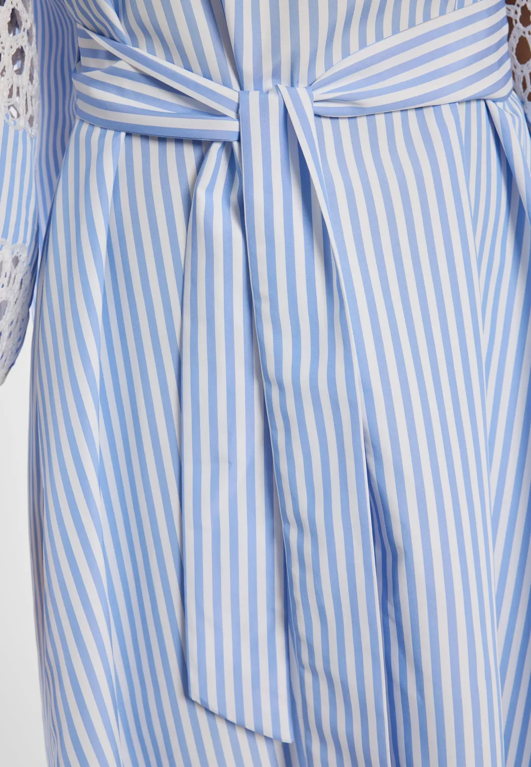 Ana Alcazar Dazli abito camicia a righe corto