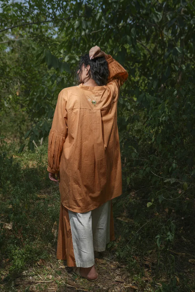 Our Dve Benedict completo arancione cotone top pantaloni