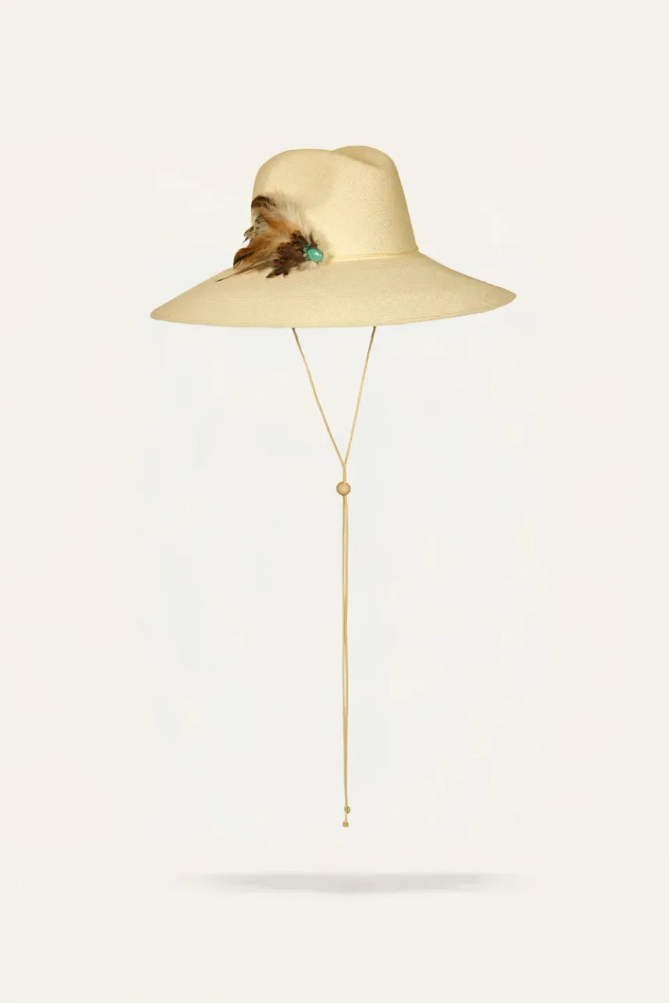 Johanna Ortiz The Vast Plains cappello ecru paglia