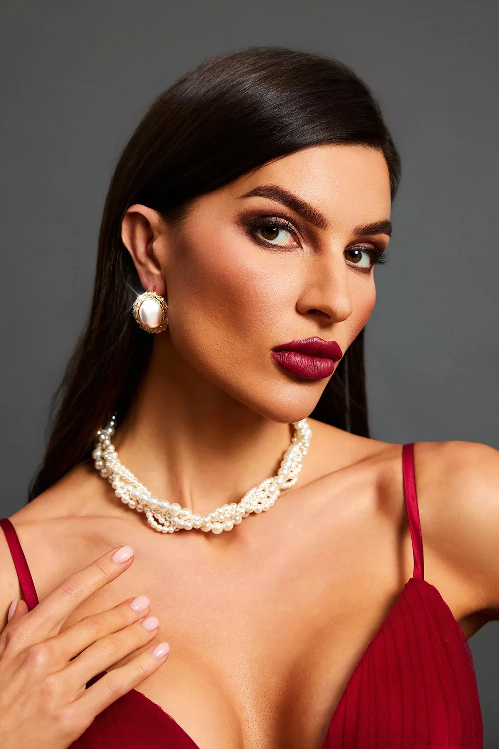 Bella Barnett Juyce Collana Pendente Perle Bianche