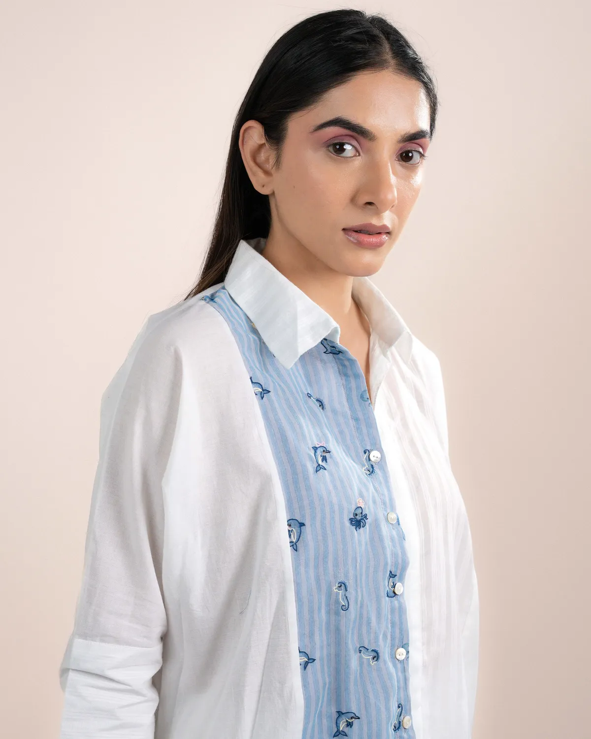 Our Dve Dova Shirt camicia bianca cotone