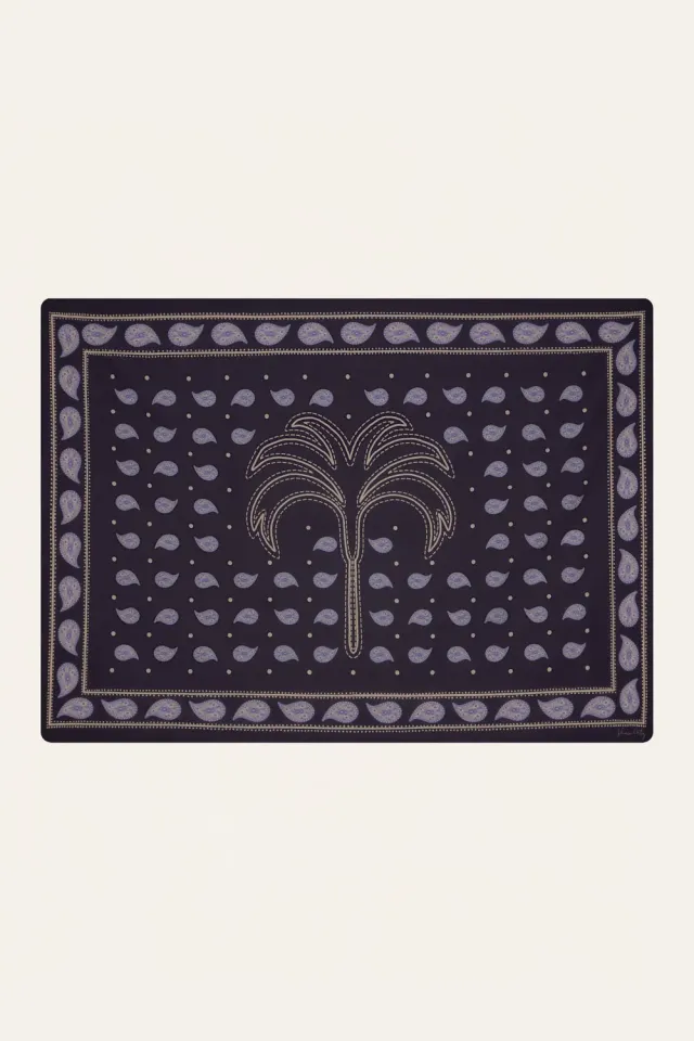 Johanna Ortiz Vibrant Horizons pareo cotone blu