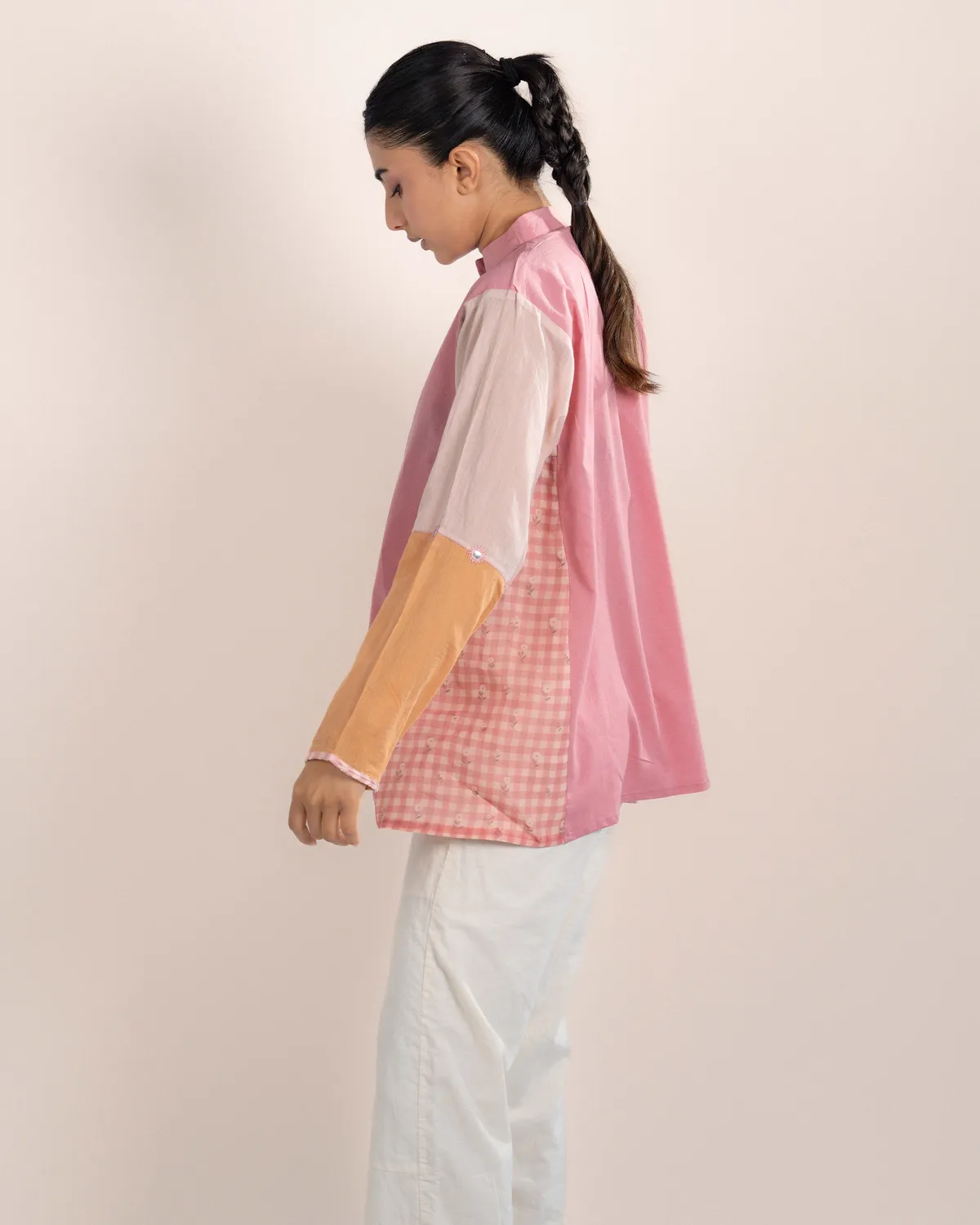 Our Dve Lyra Shirt camicia rosa flesh cotone donna