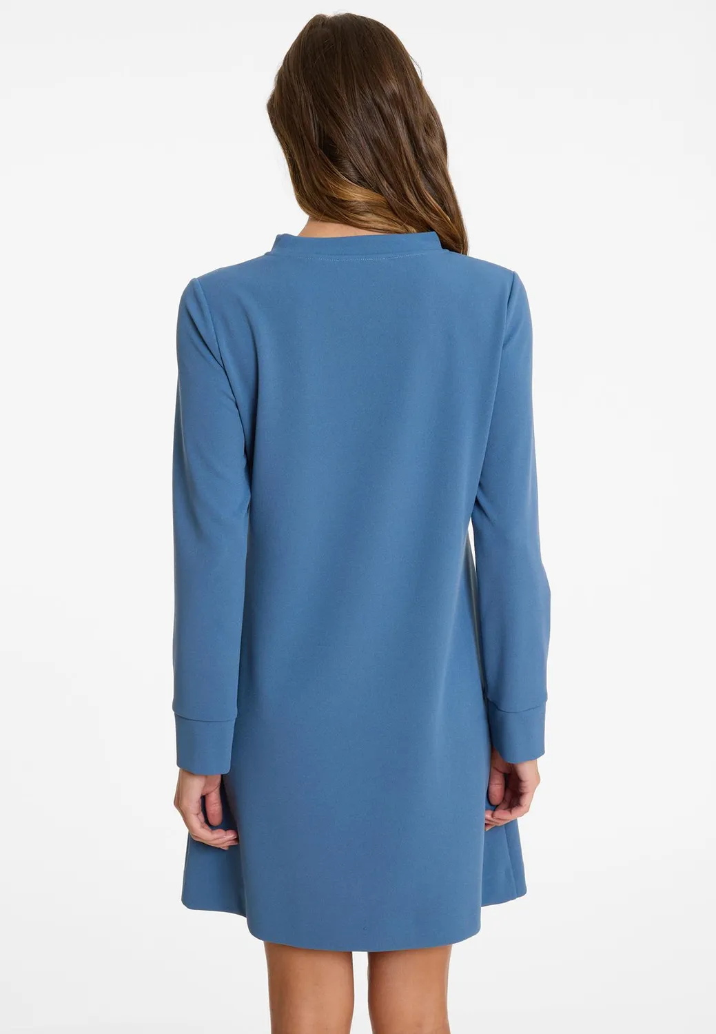 Ana Alcazar Admea abito anni 60 blu corto