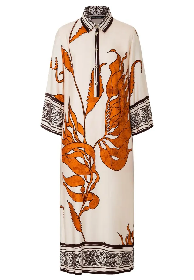 Ana Alcazar Shirt Dress Palola vestito chemisier satin
