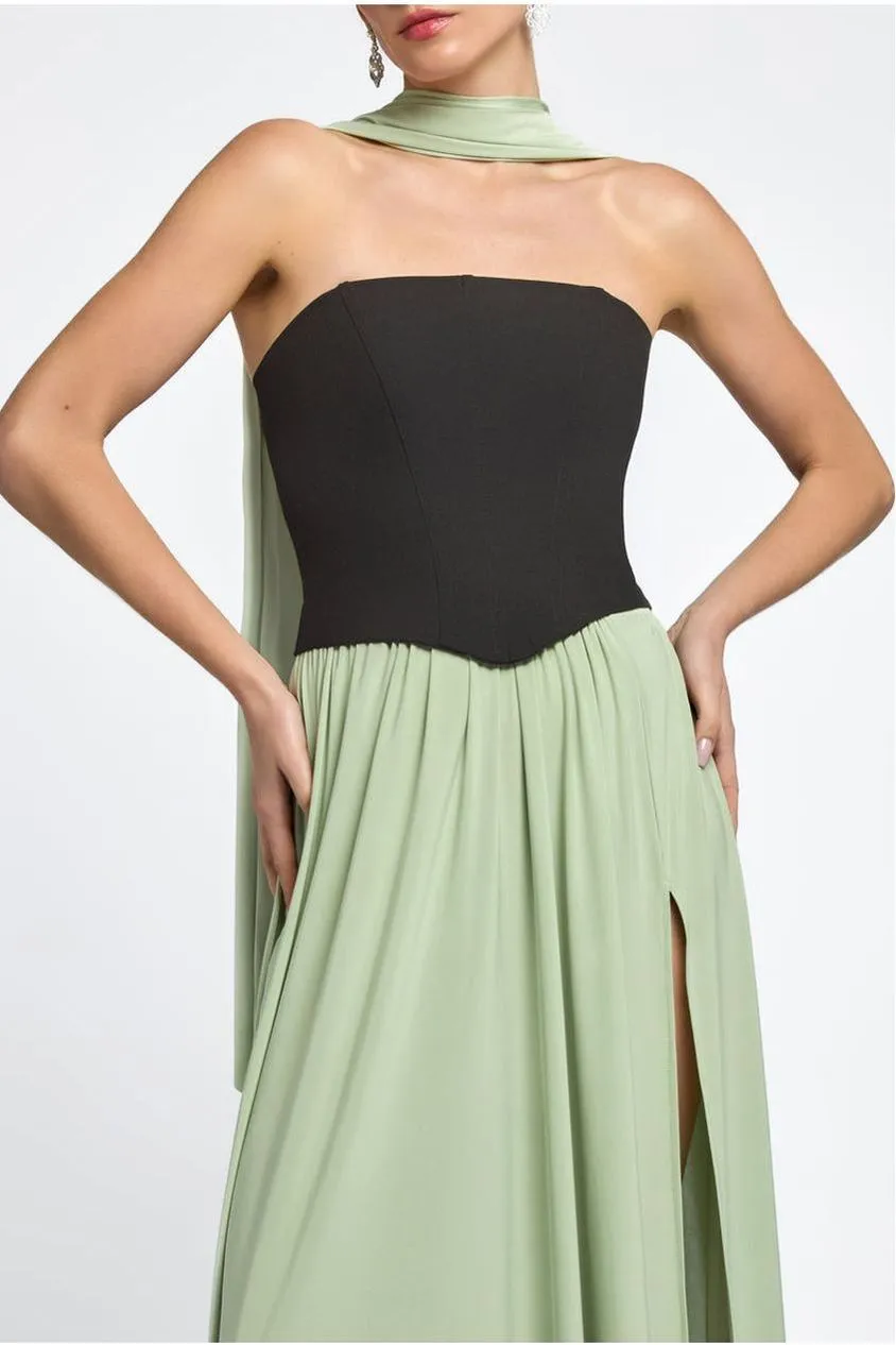 Goddiva Soft Touch sciarpa jersey blu aviazione