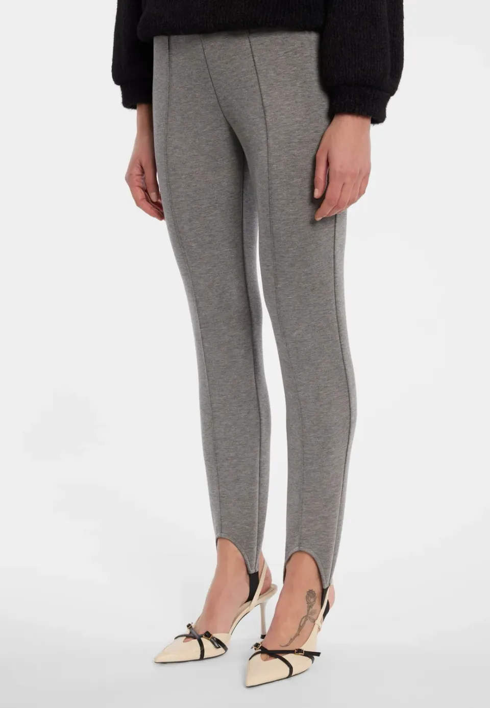 Ana Alcazar Edorya pantaloni staffa vita alta skinny