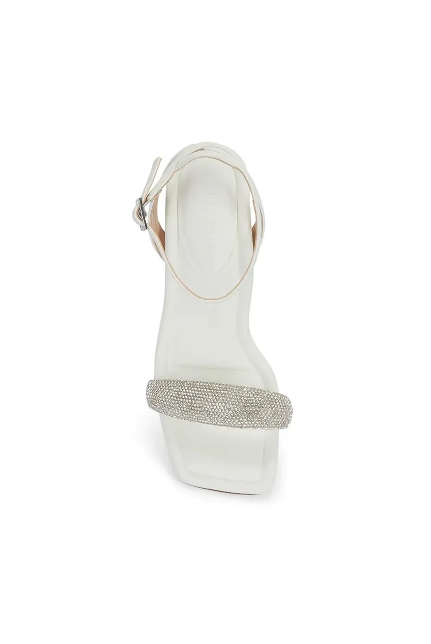 Malow London Taylor sandali tacco nero strass 9 cm