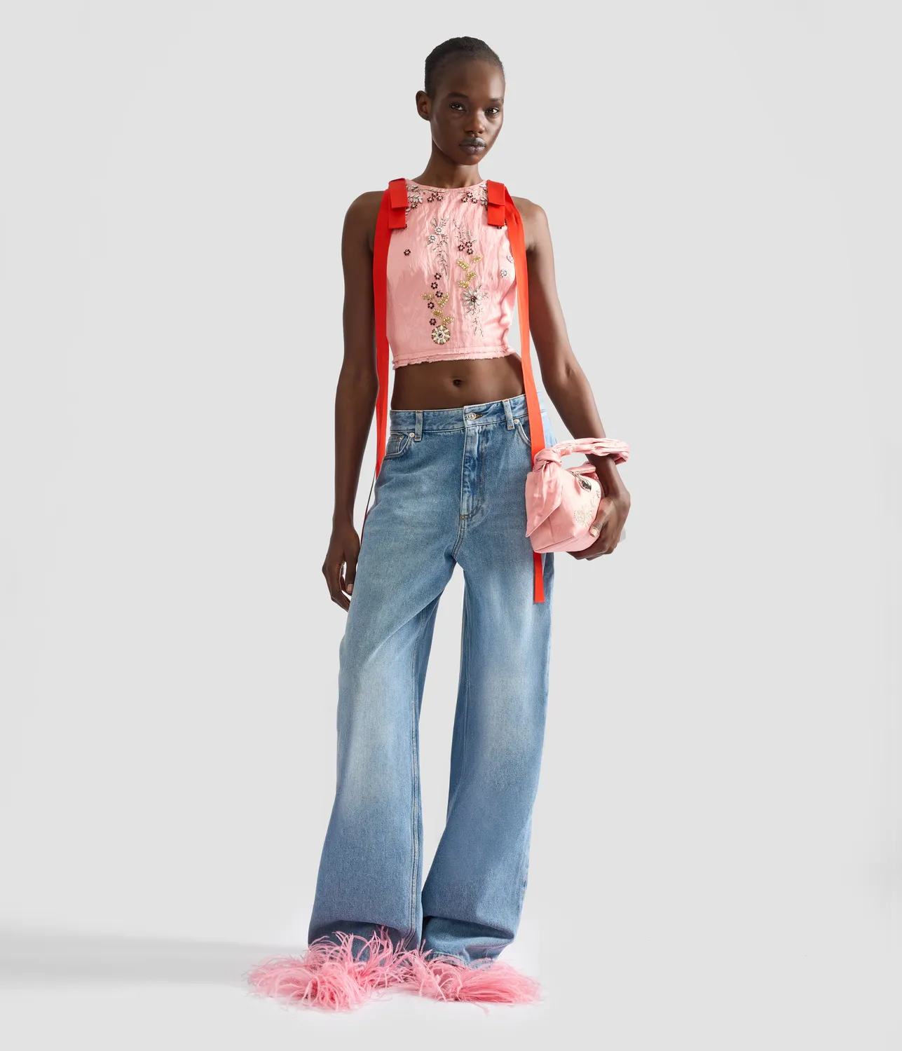 Erdem Denim Straight jeans dritti denim vintage