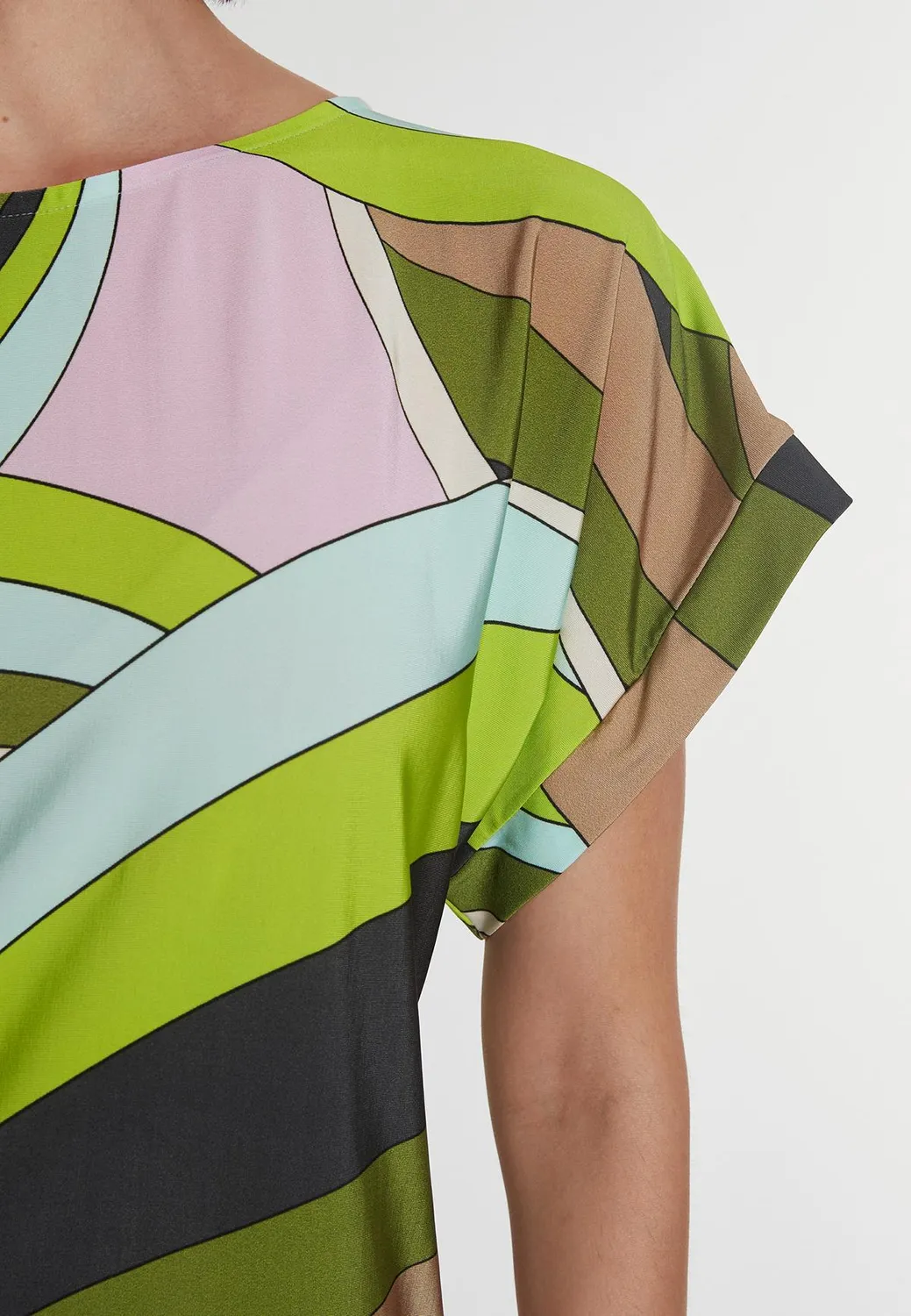 Ana Alcazar Pirwea top fantasia multicolor