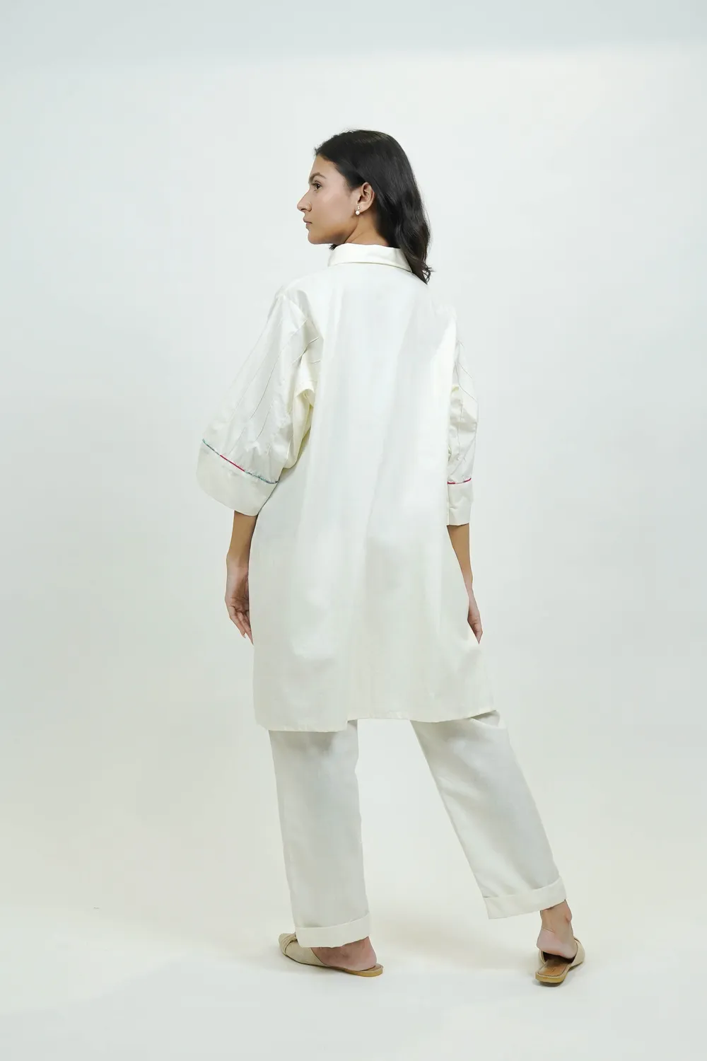 Our Dve S0022 camicia panna cotone anti-fit