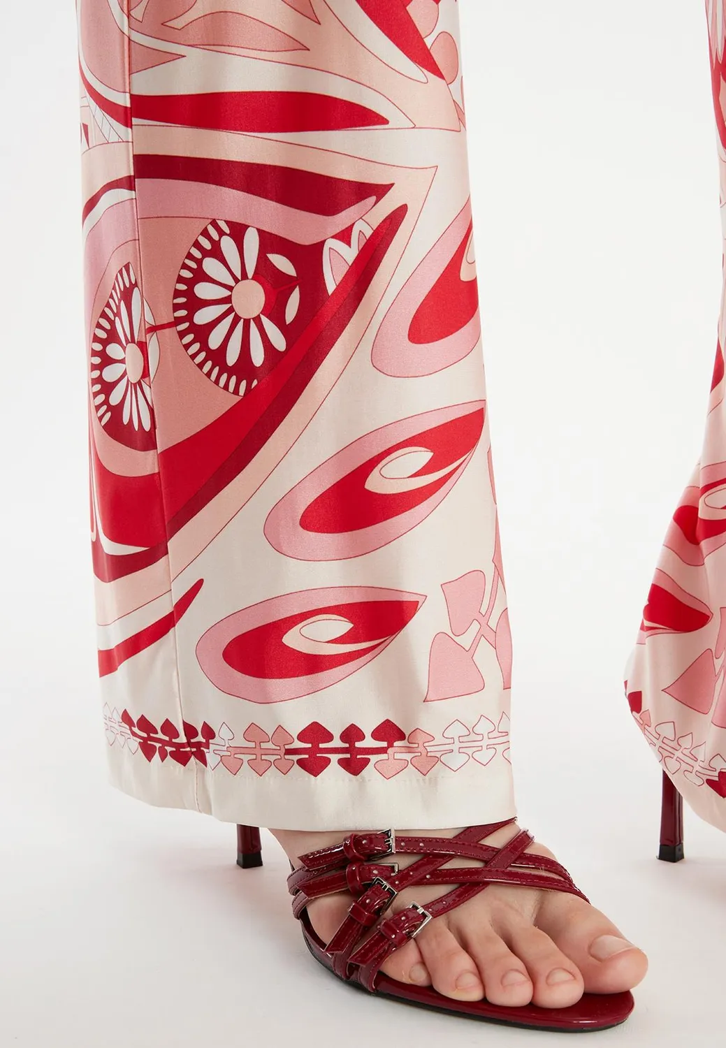 Ana Alcazar Zinora pantaloni jersey fantasia floreale