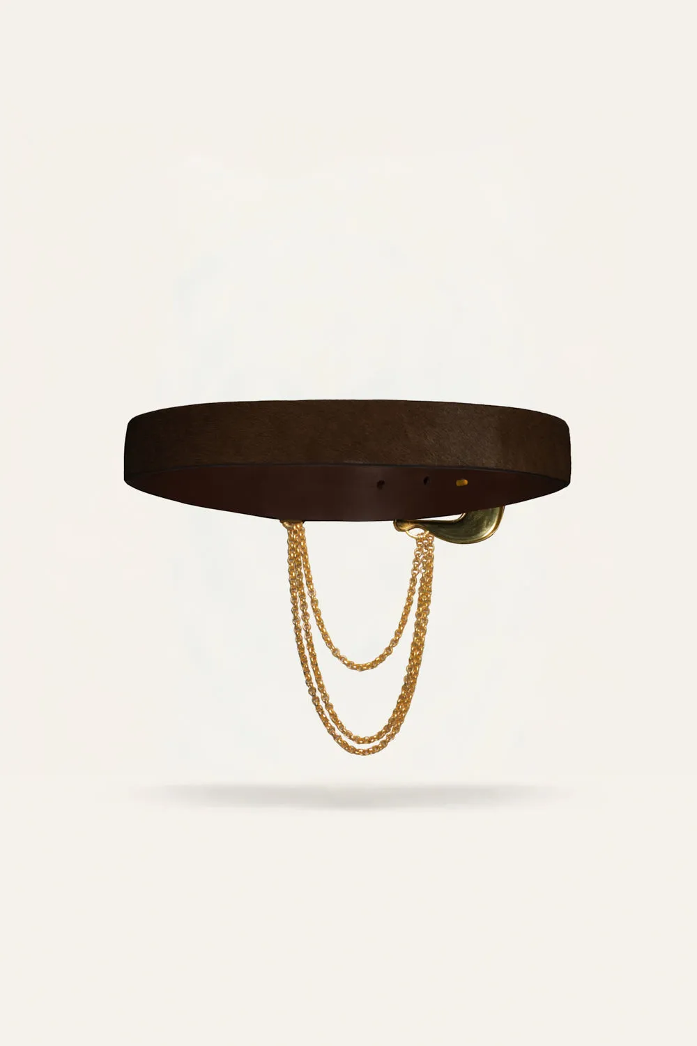 Johanna Ortiz Twist Od Heritage cintura pelle marrone