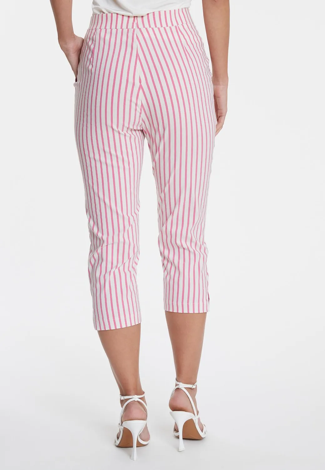 Ana Alcazar Capri Pants Walosa pantaloni capri a righe
