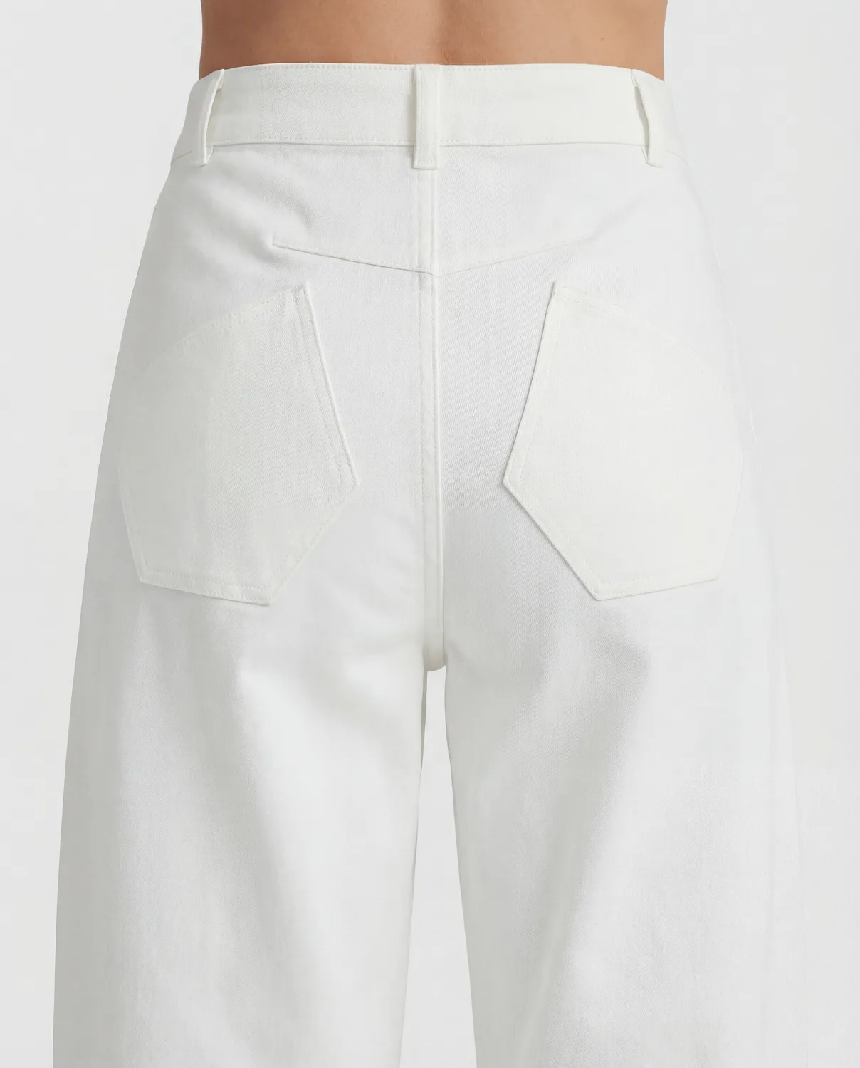 Violante Nessi Andy jeans bianchi denim bio barrel