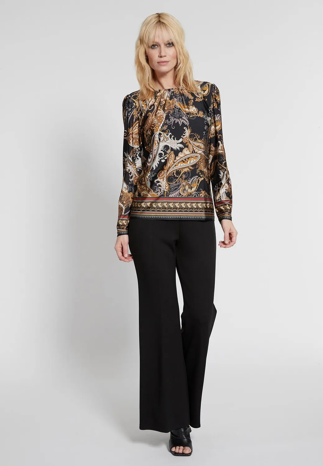 Ana Alcazar Hibika camicia fantasia paisley