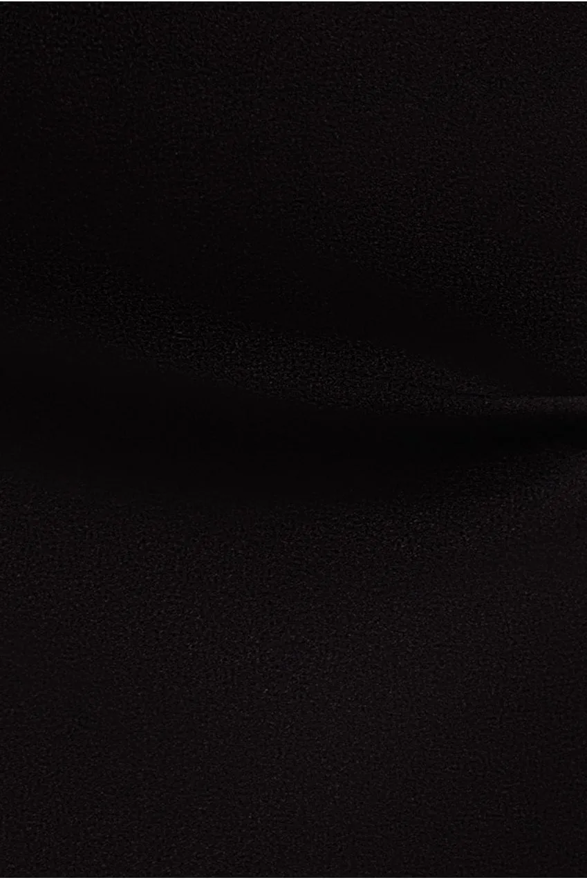 Goddiva DR4935 Scuba Maxi abito nero spalle scoperte