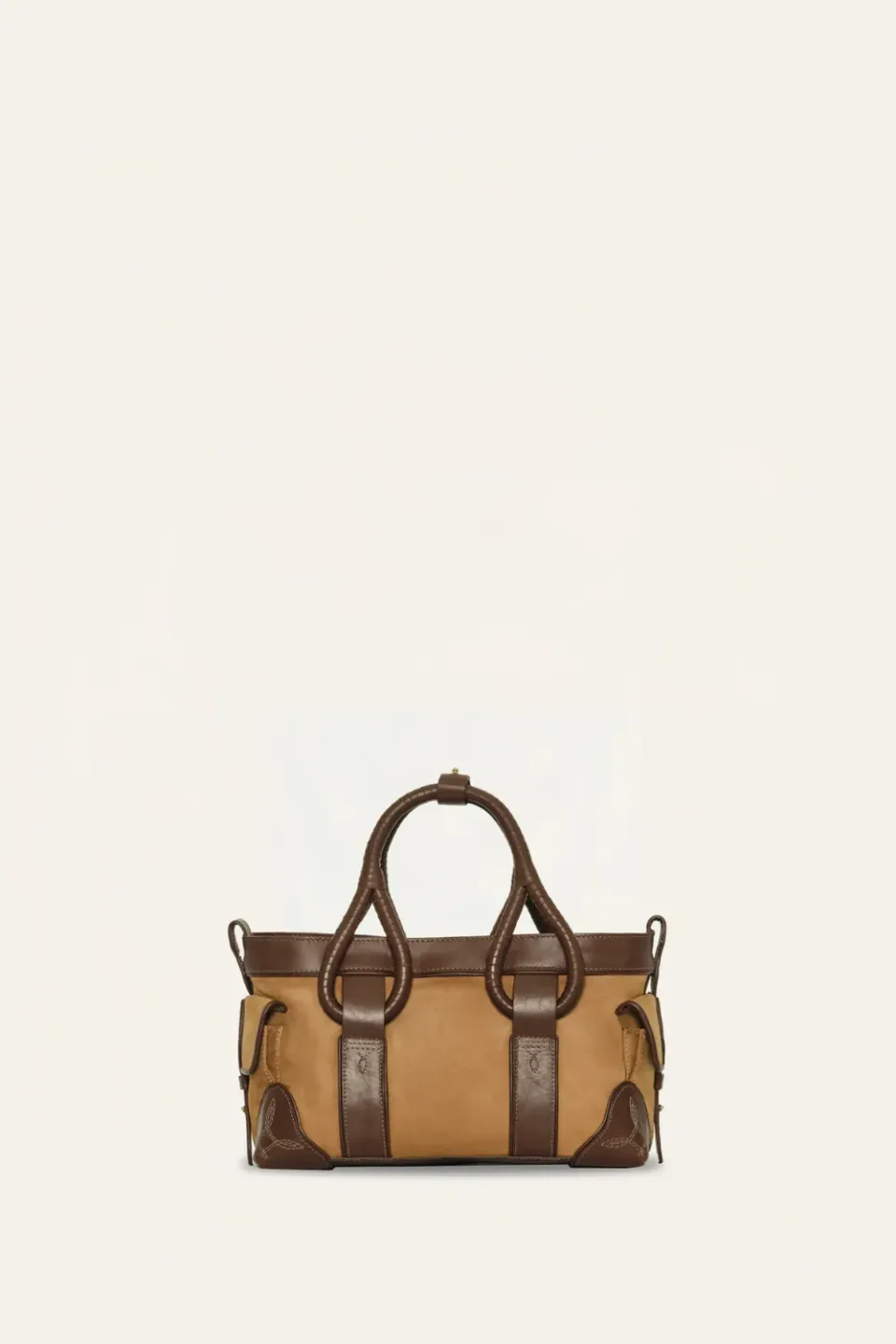 Johanna Ortiz Living Prayer mini tote pelle marrone