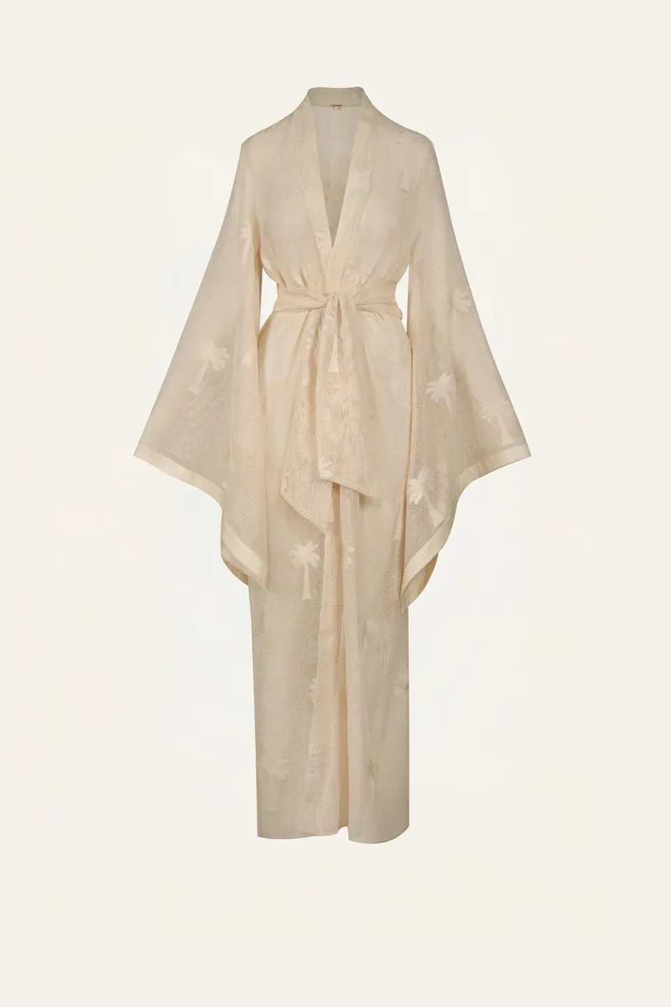 Johanna Ortiz Palm & Soul kimono ecru cotone