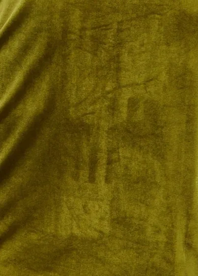 Liquorish Corset Velvet abito midi verde velluto