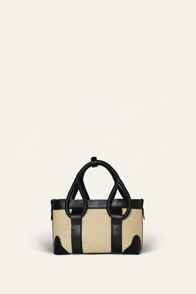 Johanna Ortiz Ranch Legacy tote ecru pelle iraca