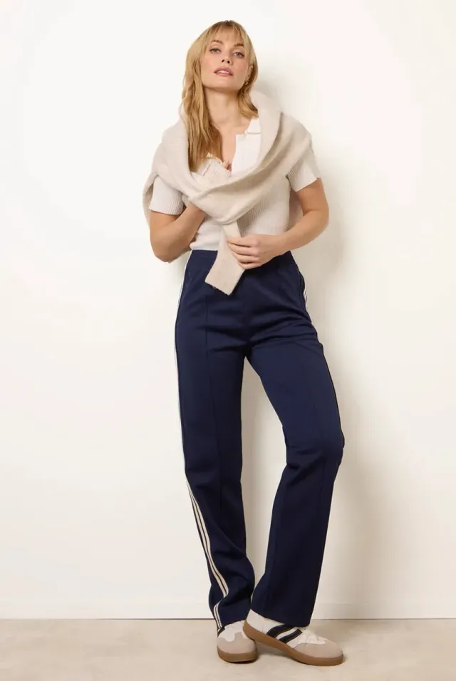 Blue Vanilla Side Stripe pantaloni tuta navy L-XL