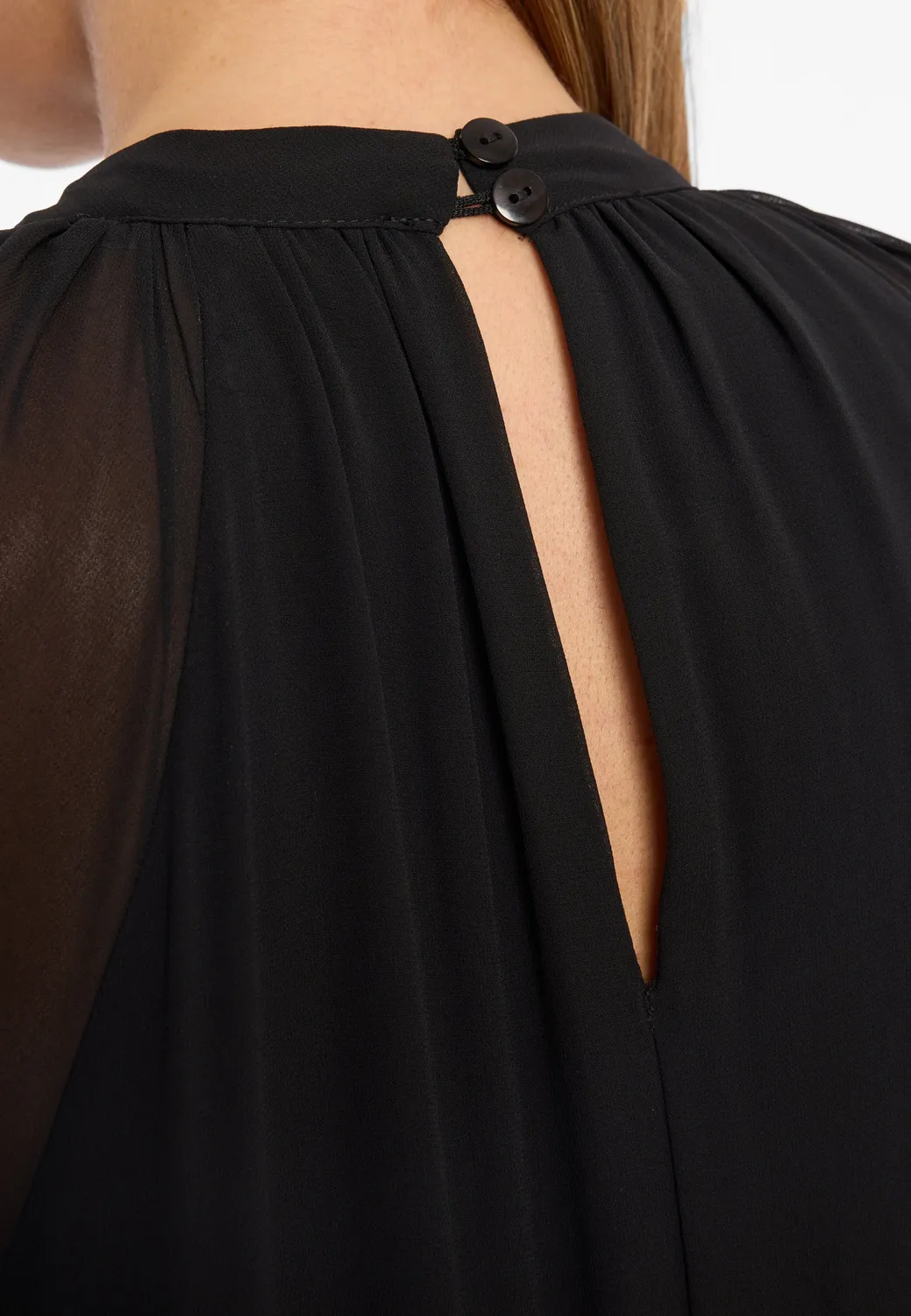 Ana Alcazar Ablya abito chiffon rosa midi