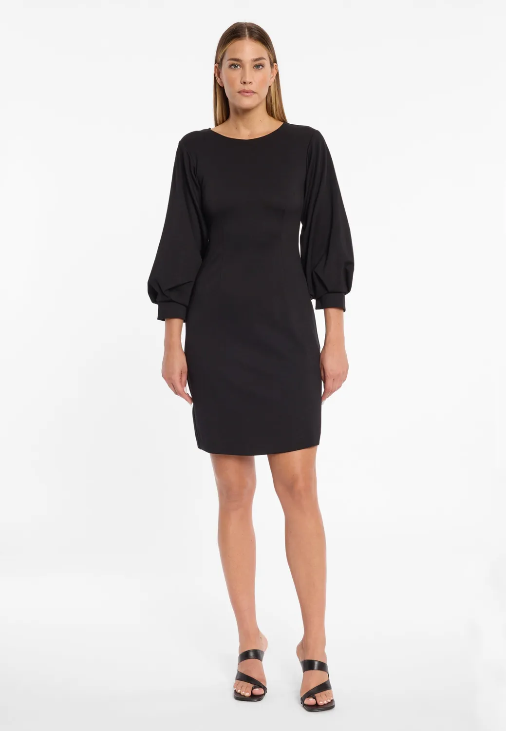 Ana Alcazar Ahabi mini abito beige jersey