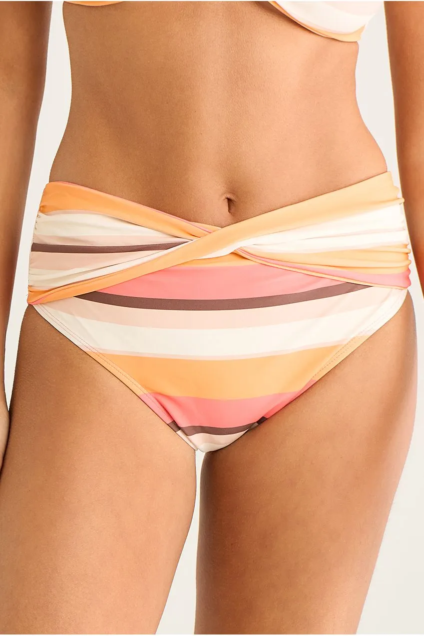 Gini London Twist Front slip bikini multicolor 8-16