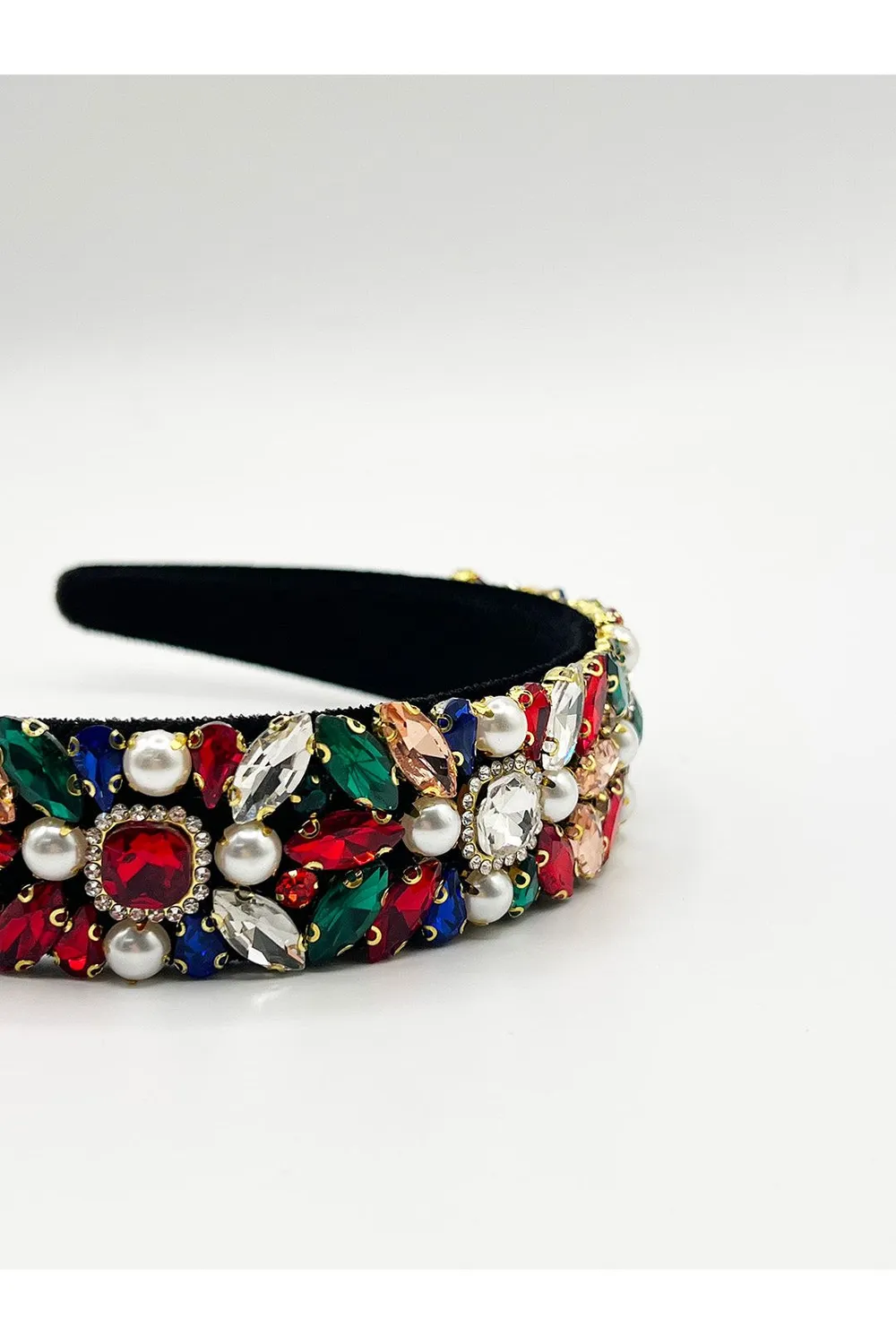 SVNX Embellished Crystal cerchietto capelli multicolor