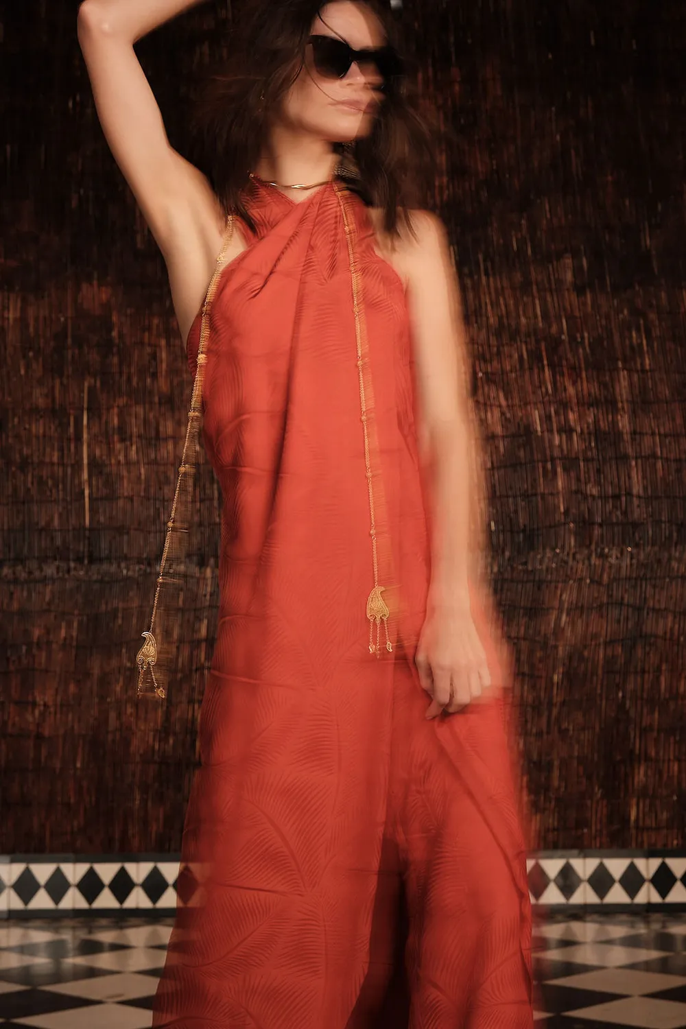 Johanna Ortiz Andean Swing Necklace collana ottone oro