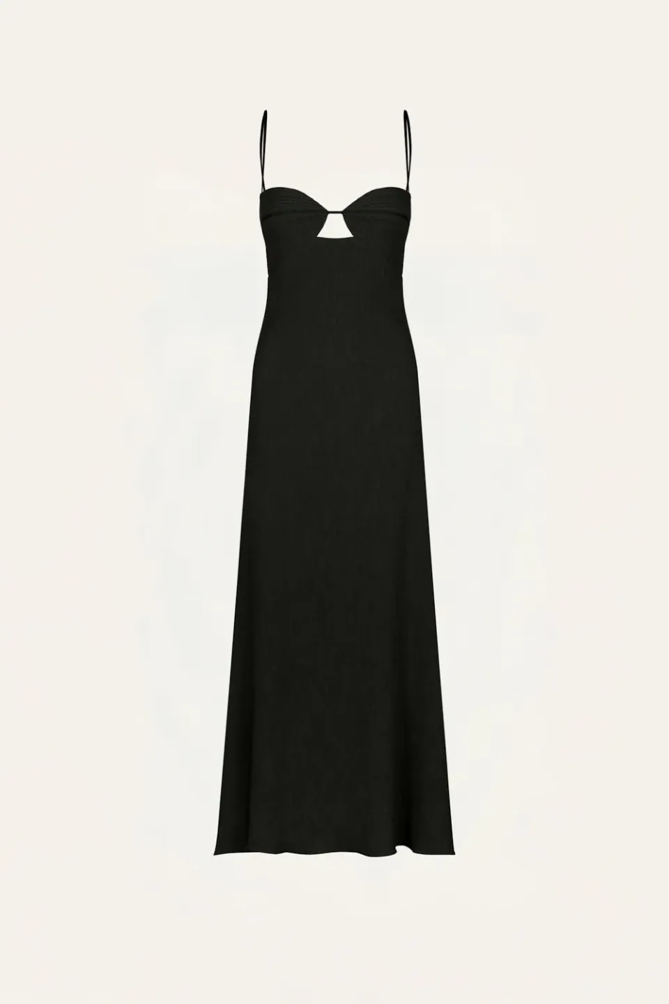 Johanna Ortiz Dream Spinner vestito midi nero viscosa