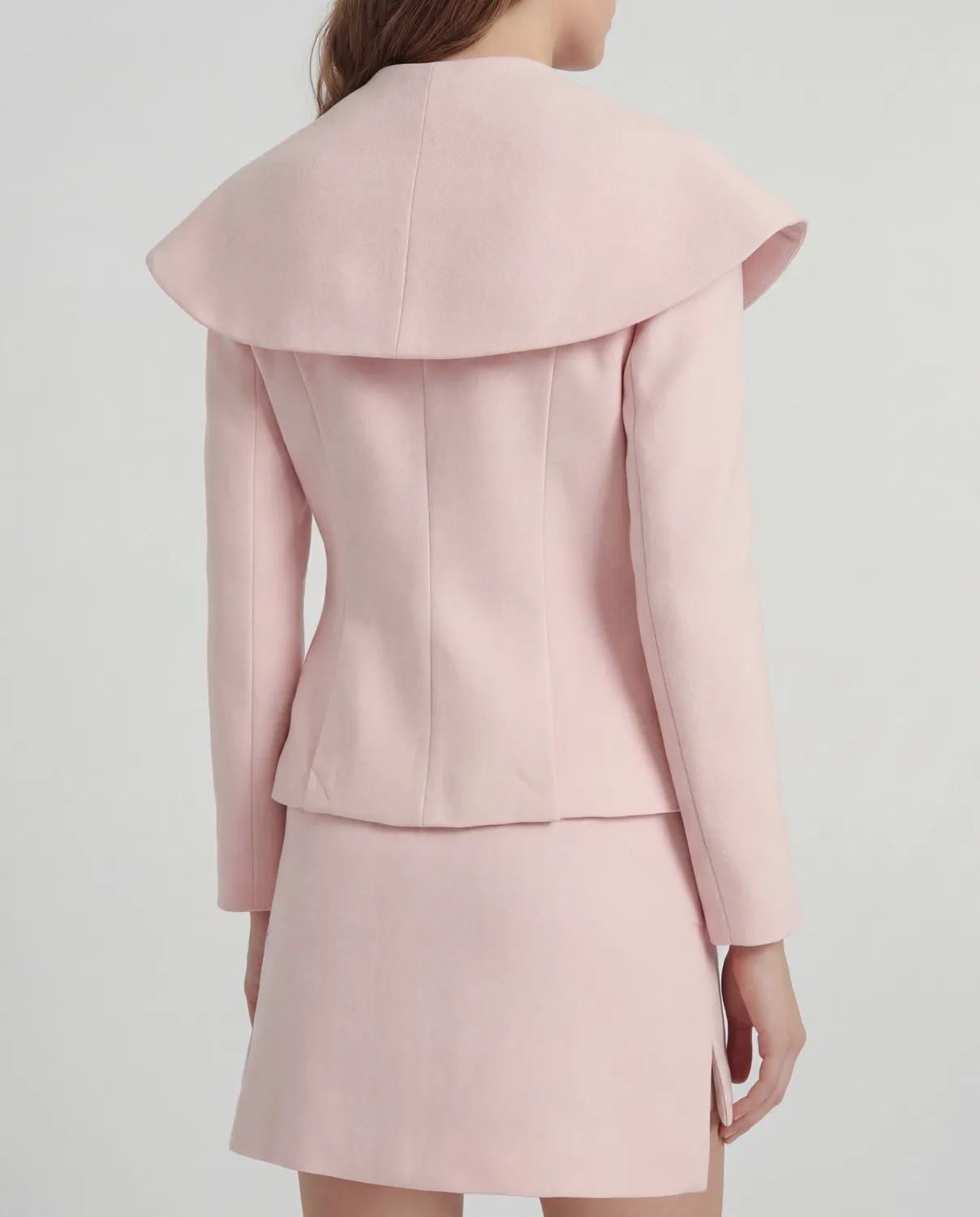 Violante Nessi Amato Blazer Lana Rosa Mantella