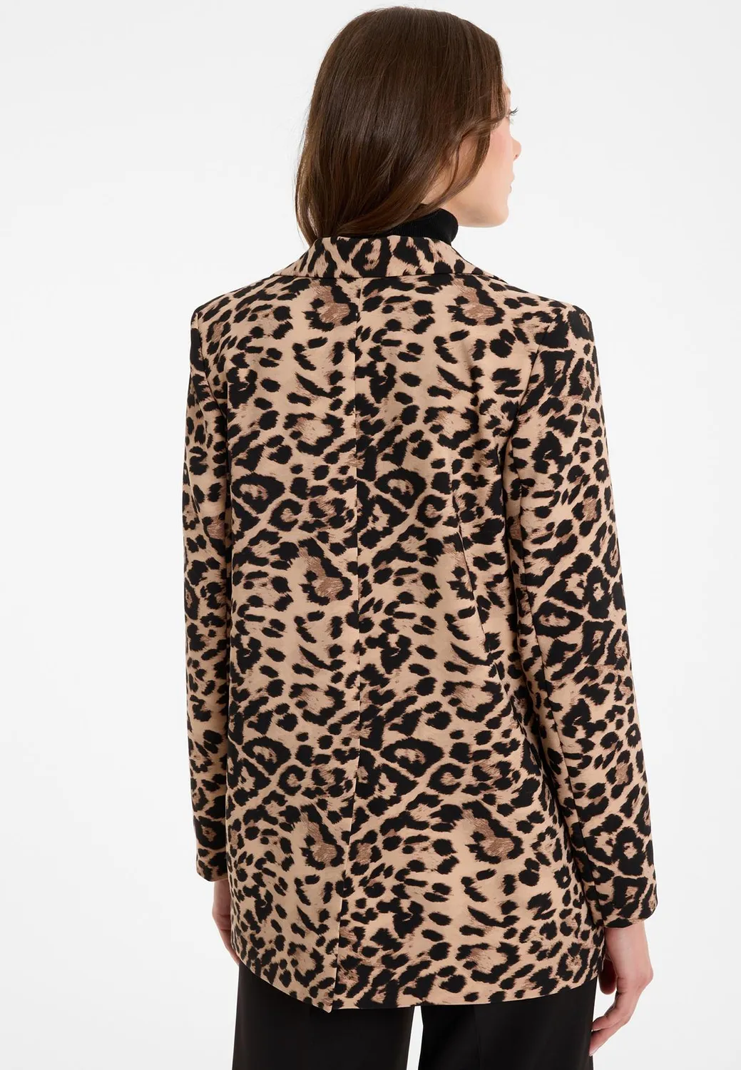 Ana Alcazar Ada blazer leopardato beige