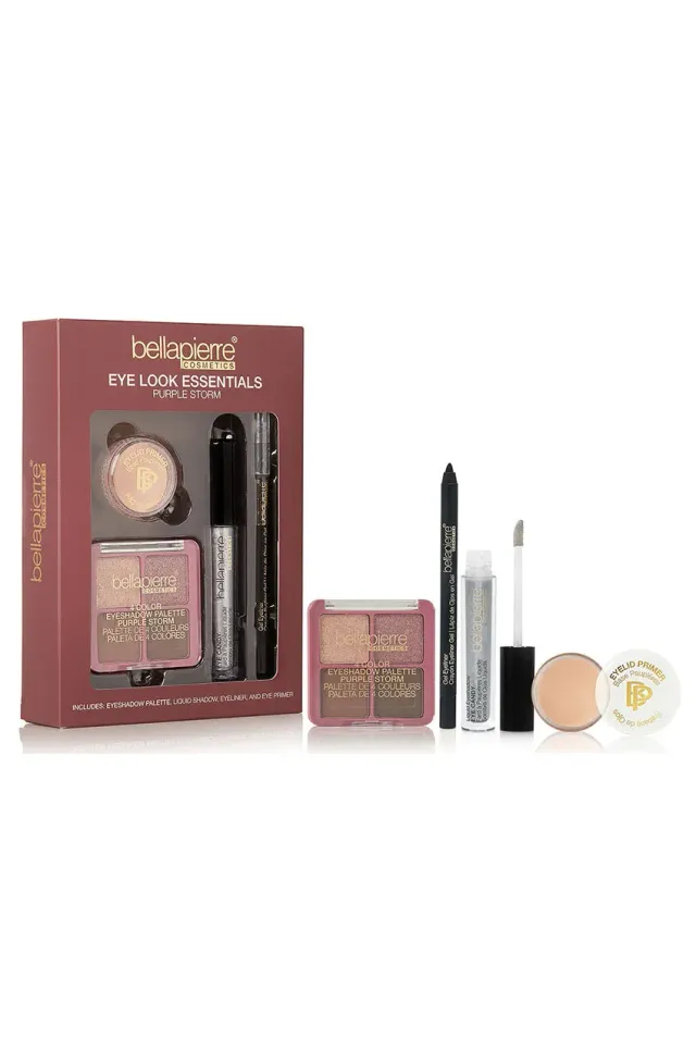 Bellapierre Purple Storm kit trucco occhi viola minerale