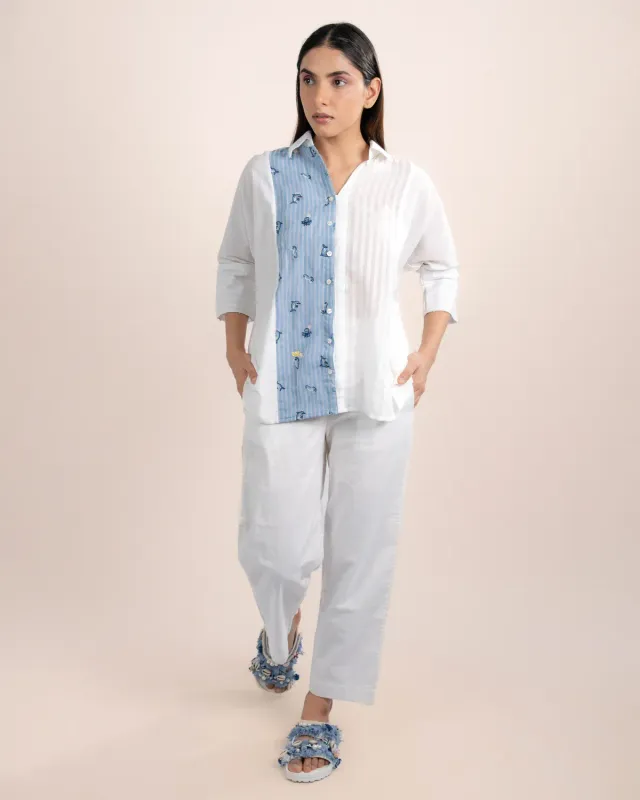 Our Dve Dova Shirt camicia bianca cotone