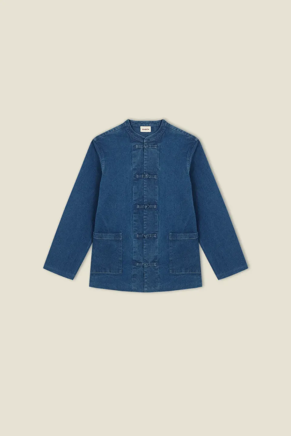 Dahlia Kitchen overshirt denim unisex alamari