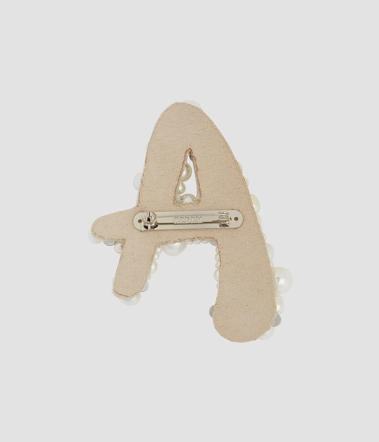 Erdem Pearl Alphabet spilla lettera A perle e cristalli