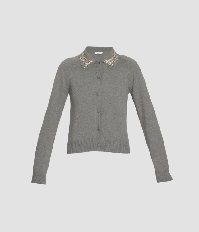 Erdem Embroidered Knit cardigan ricamato maglia