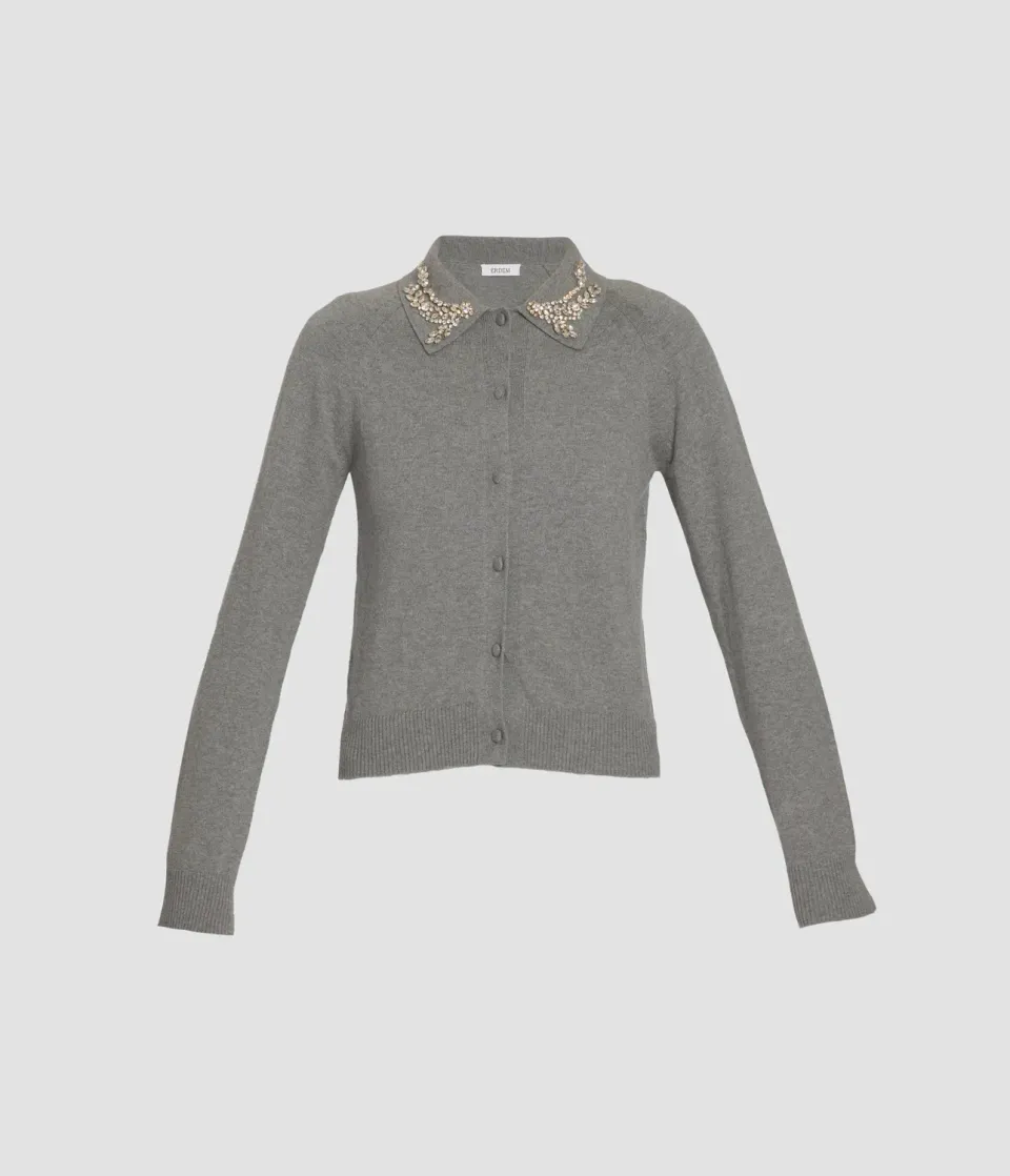 Erdem Embroidered Knit cardigan ricamato maglia