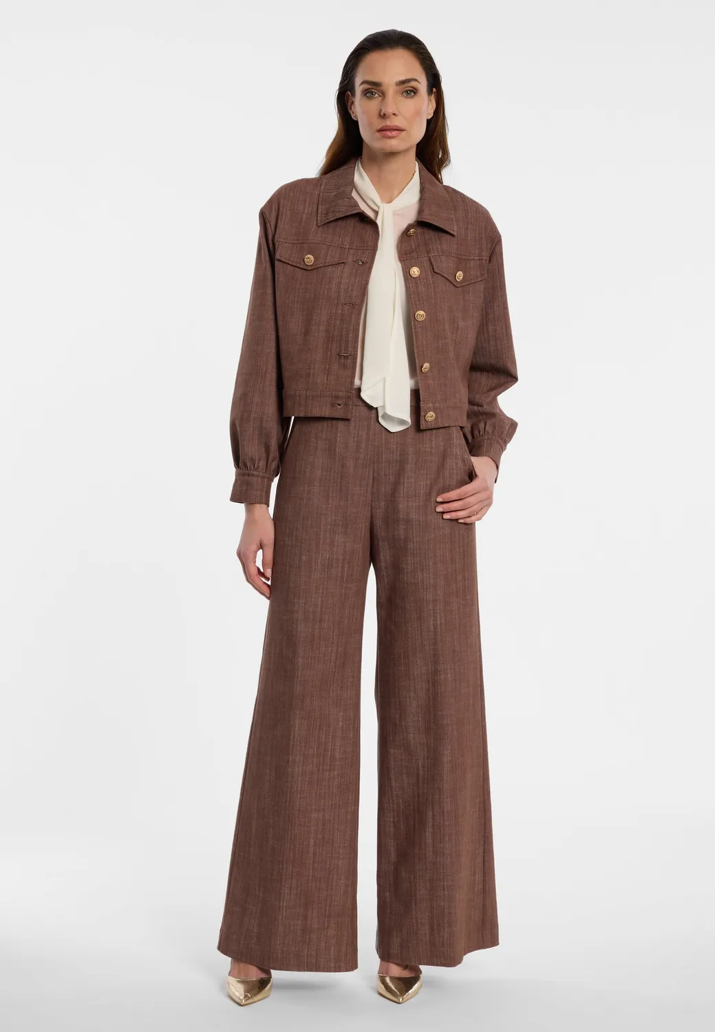 Ana Alcazar Enlisa giacca jeans corta denim