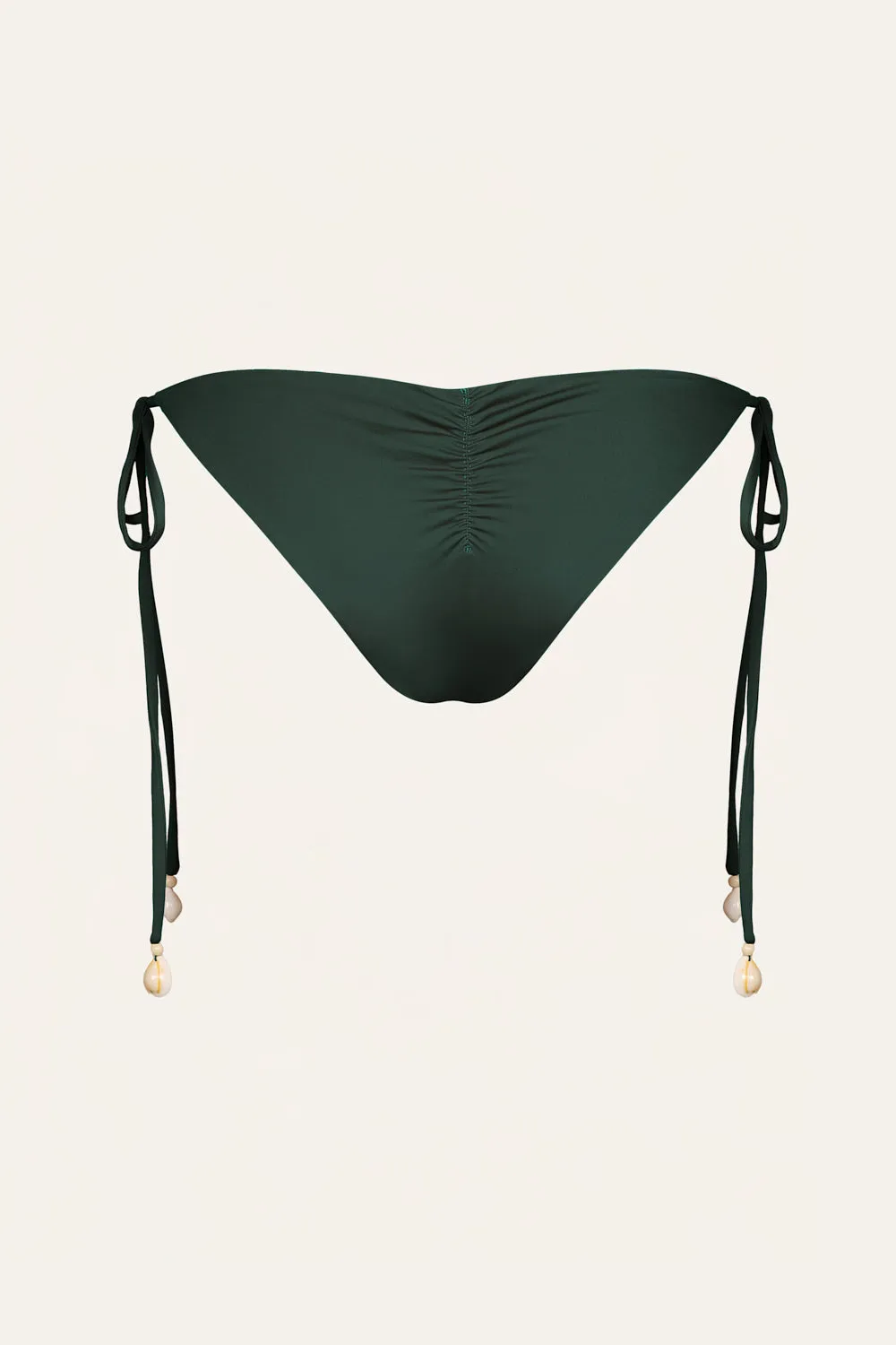 Johanna Ortiz Sagrado slip bikini verde lacci