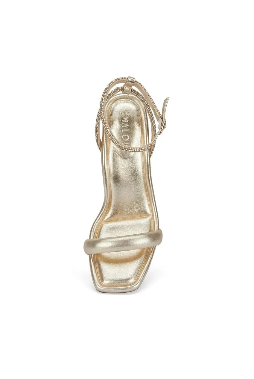 Malow London Sabrina sandali oro tacco 8,5 cm