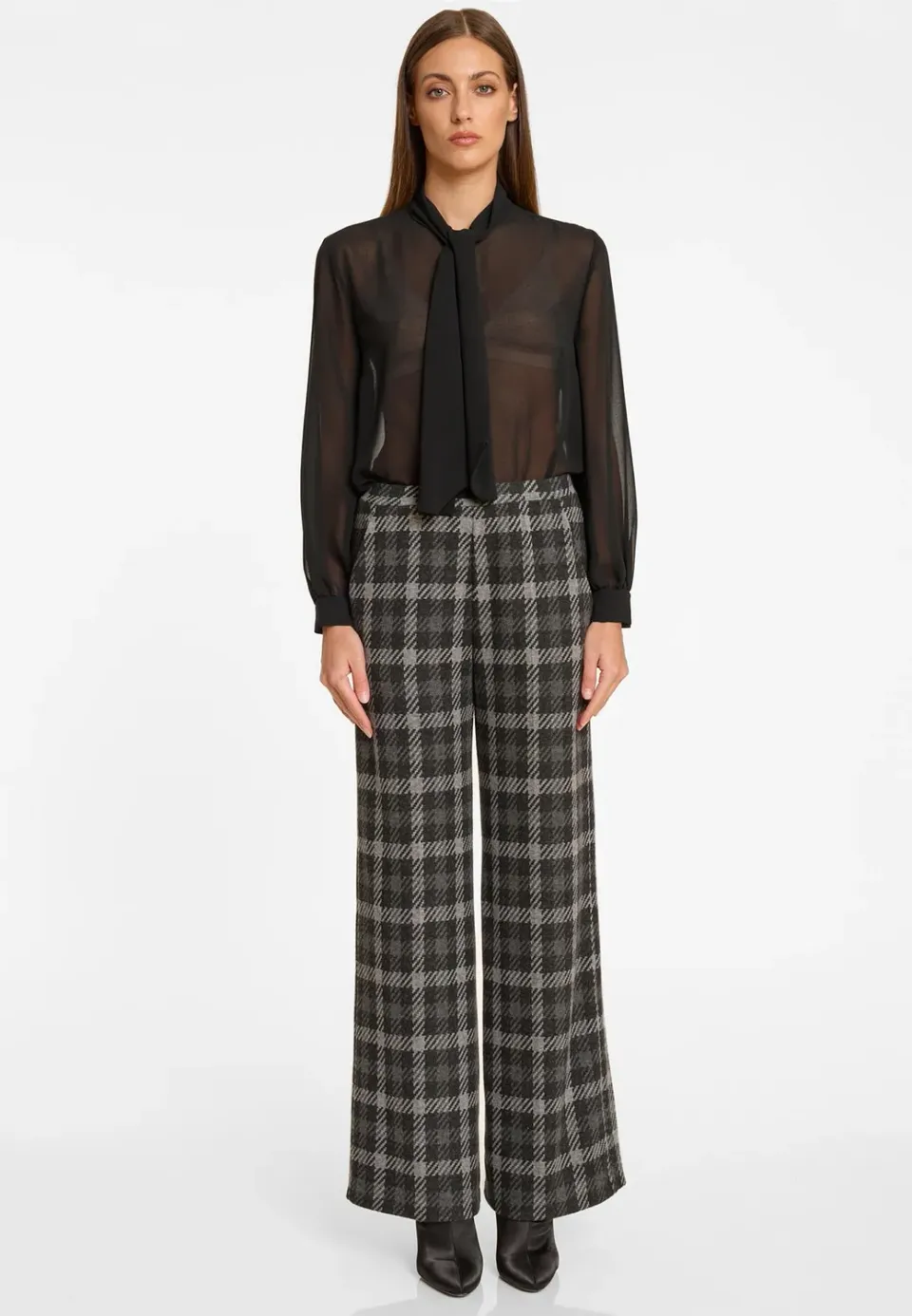 Ana Alcazar Atisa pantaloni larghi grigi