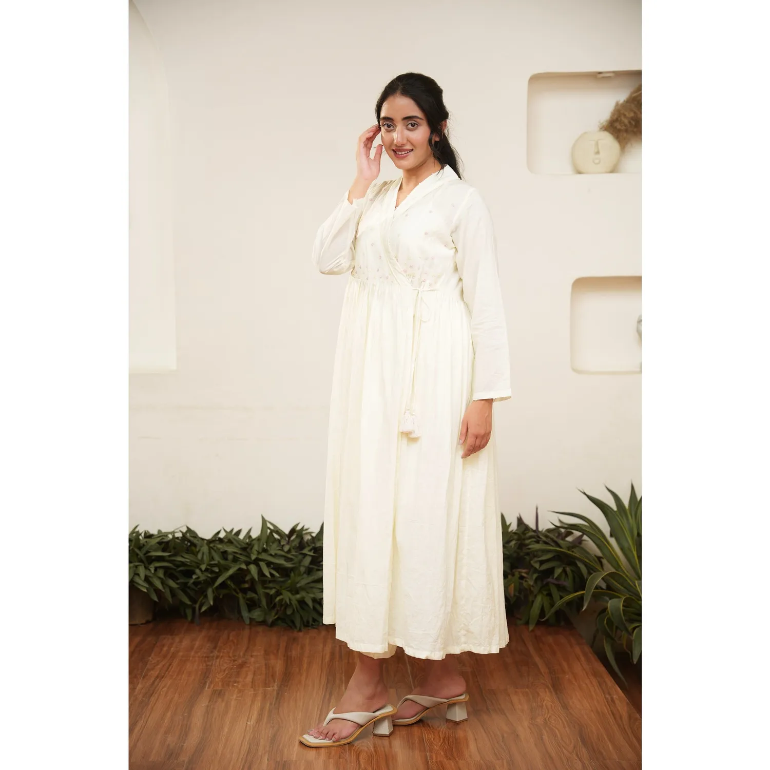 Our Dve Capsule 10 coordinato beige cotone vestibilità fluida