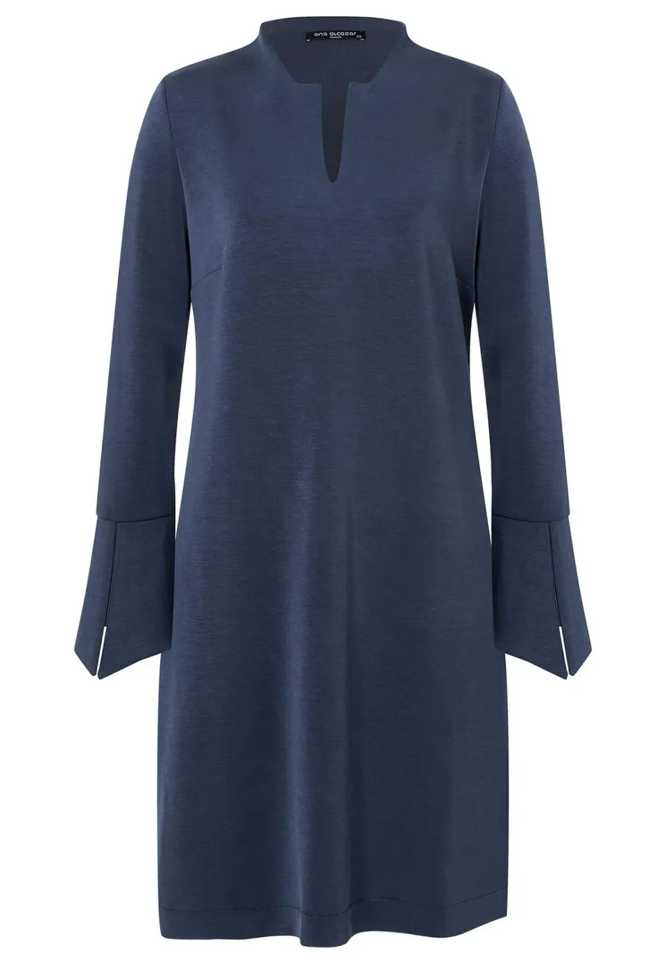 Ana Alcazar Sebori abito blu linea A ufficio